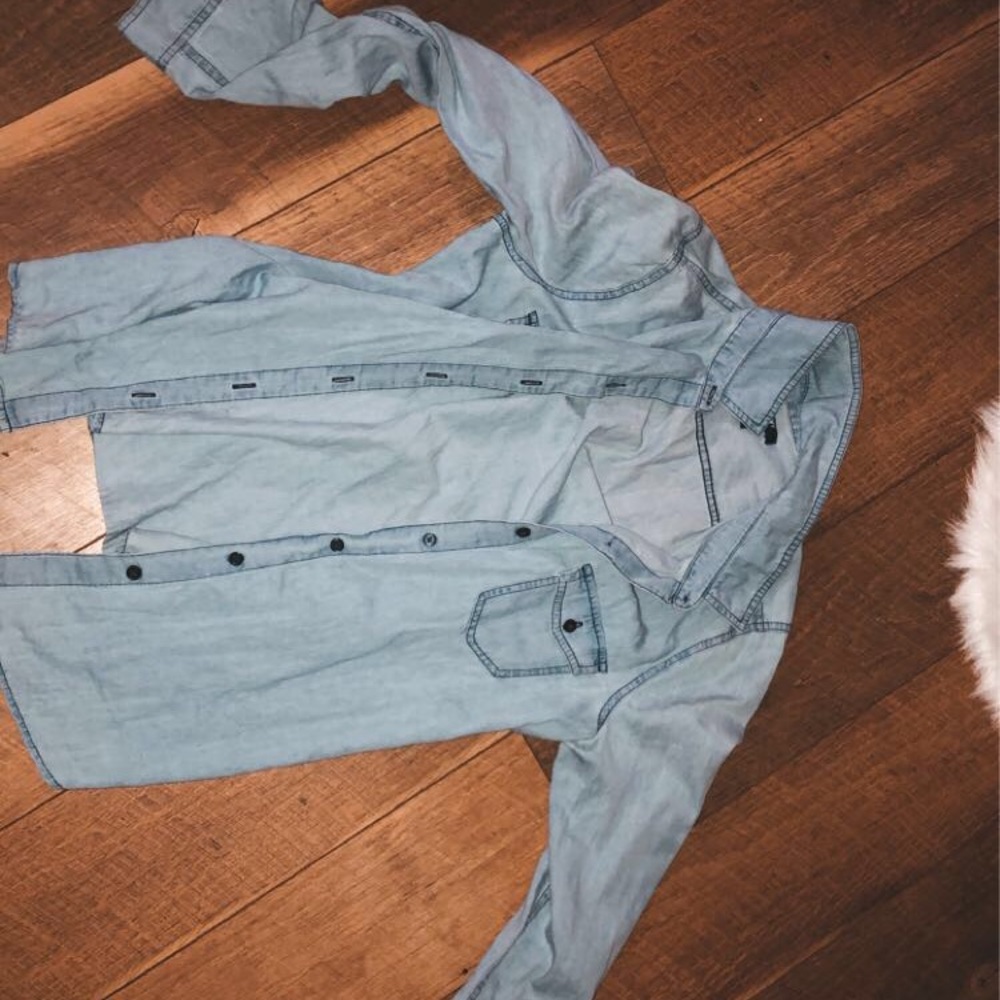 Old navy denim button up